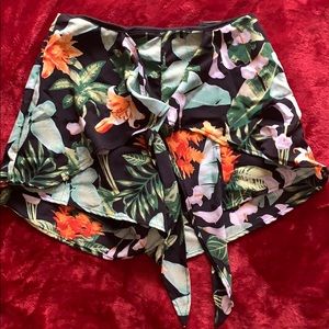 Dressy Floral Shorts